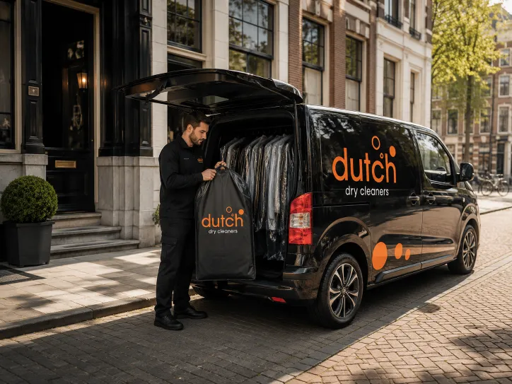 Dutch Dry Cleaners pickup and delivery service